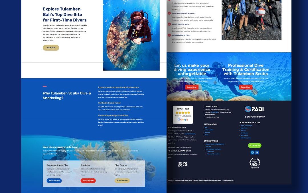 Tulamben Scuba Website