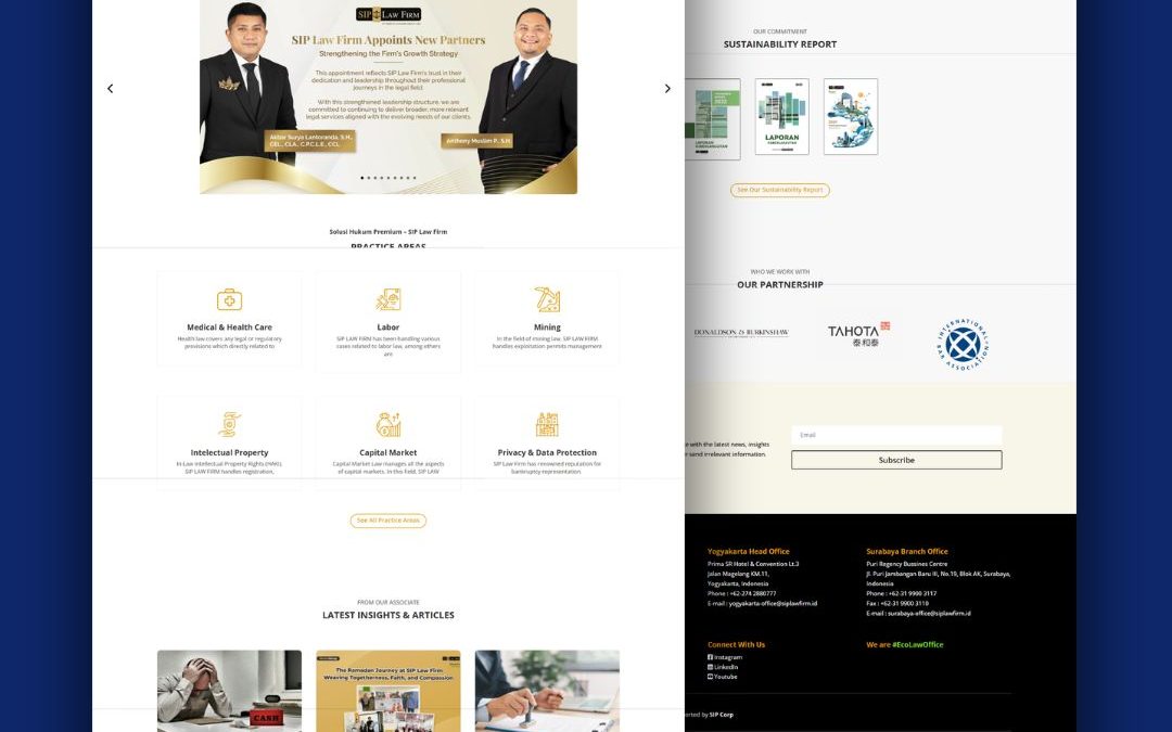 SIP Law Firm Website
