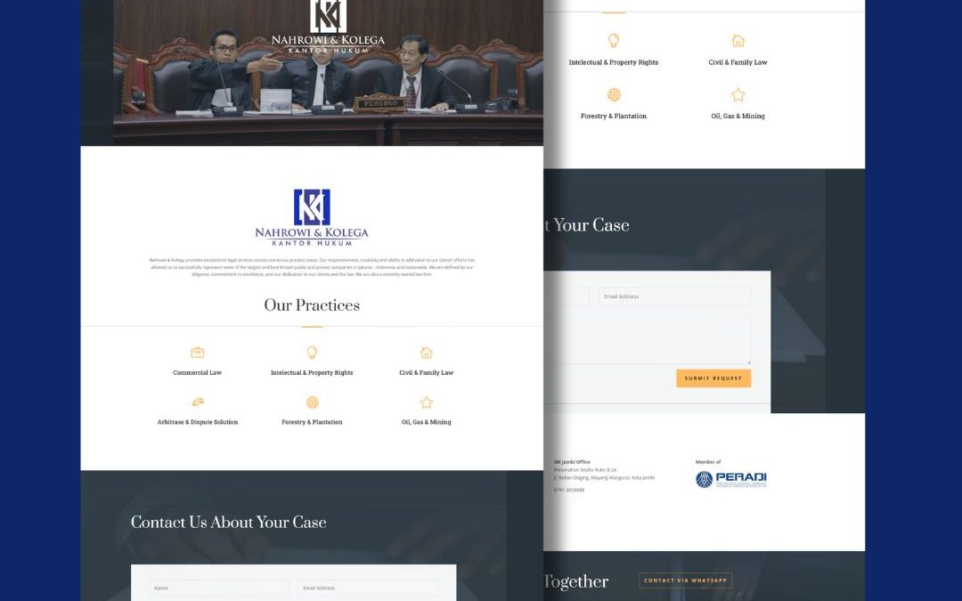 Nasaro & Kolega Advokat Website