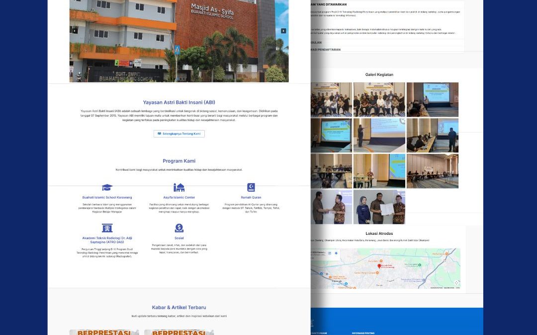 Yayasan Astri Bakti Insani Website